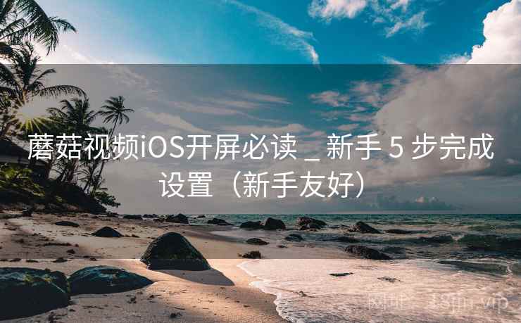 蘑菇视频iOS开屏必读 _ 新手 5 步完成设置（新手友好）