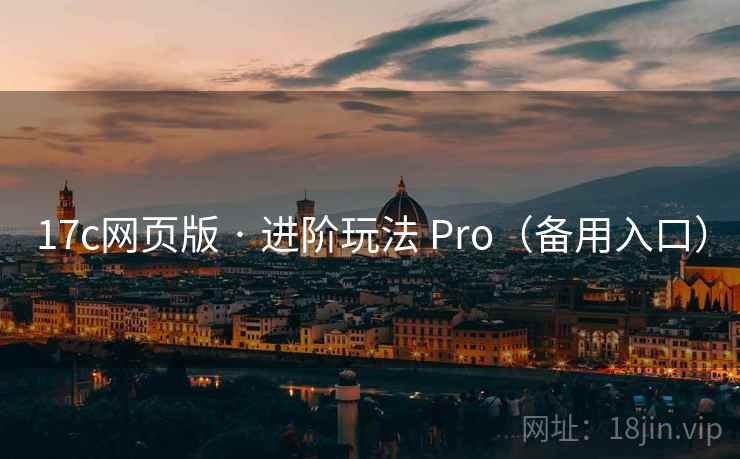 17c网页版 · 进阶玩法 Pro(备用入口)