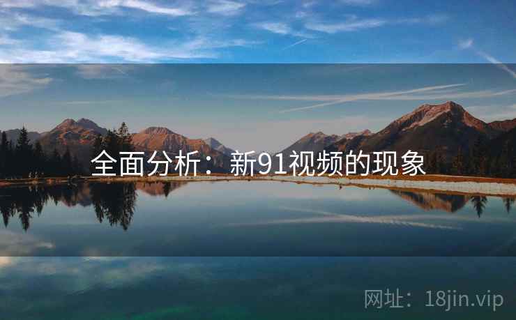 全面分析：新91视频的现象